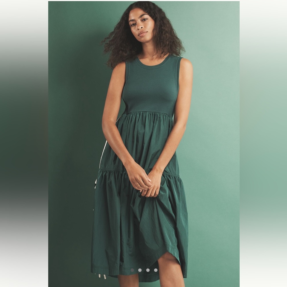 Anthropologie Daily Practice Bowline Sleeveless Midi Dress -Size M